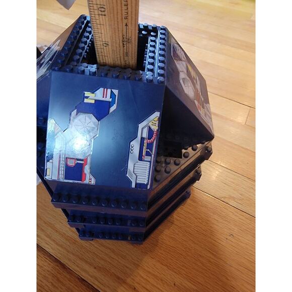 Vintage Mega Bloks Space Ship Station Dome Lot Of 3 Pieces One W/stickers - Picture 9 of 9